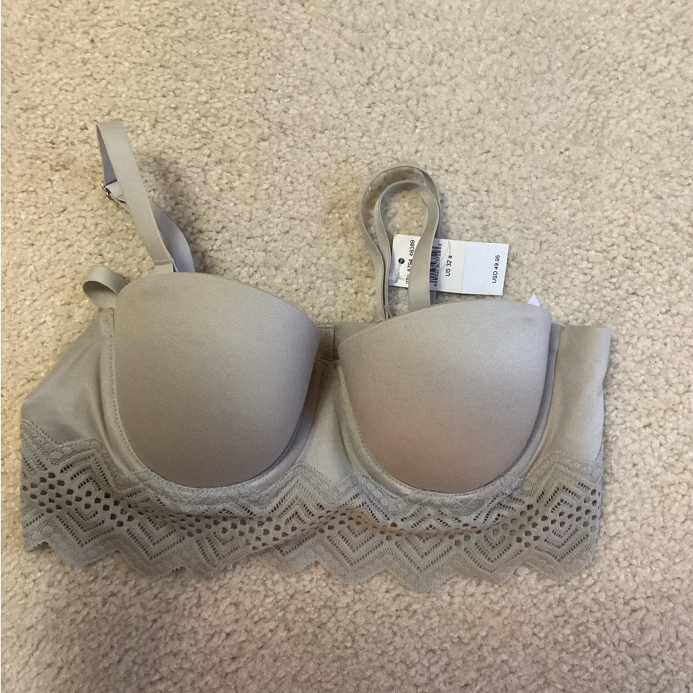 Aerie sunnie convertible Lace Trim Gray Bra (FINALPRICEDROP)